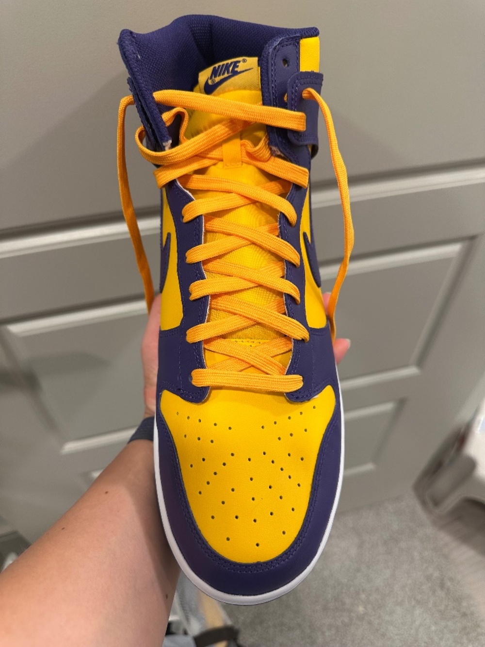 Nike Dunk Hi Retro Court Purple Size 14